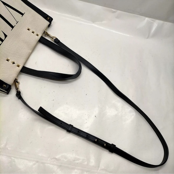 Valentino VLTN Print Canvas Tote - Picture 9 of 13